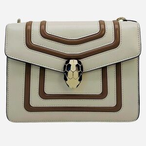 Bvlgari Limited Edition Serpenti Leather Crossbody Bag w/COA